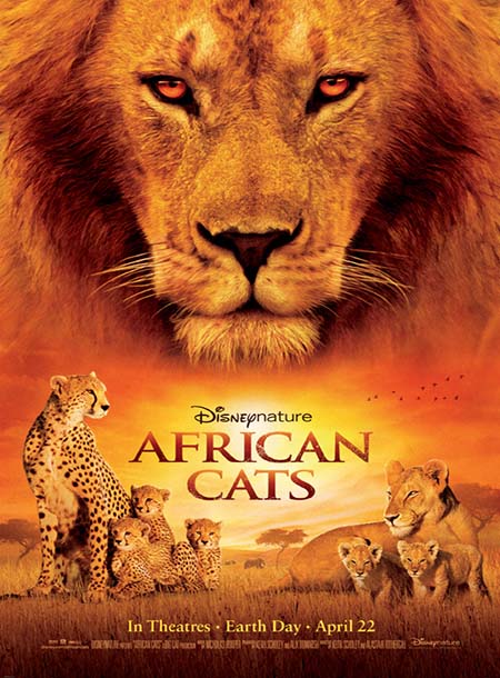 دانلود دوبله فارسی مستند گربه های آفریقایی African Cats 2011