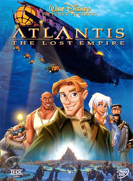 دانلود انیمیشن Atlantis The Lost Empire 2001 دوبله فارسی
